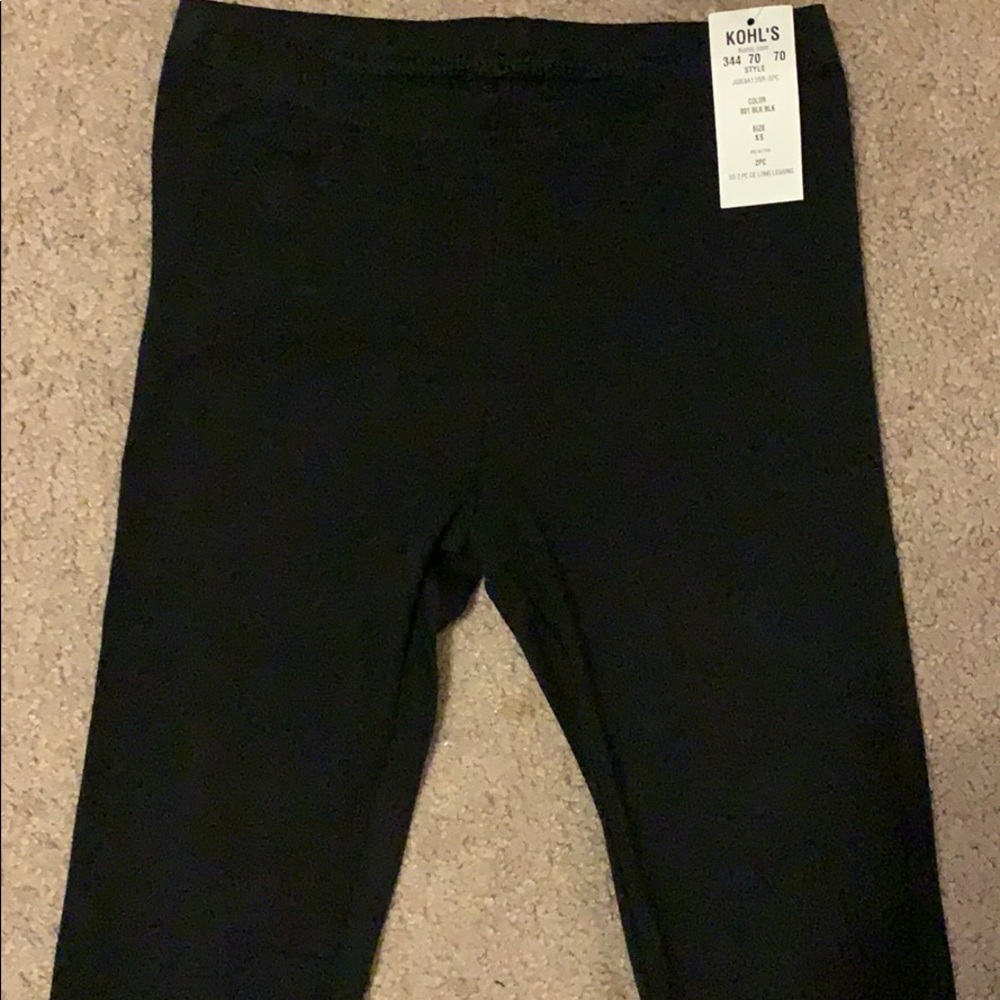 2 for 10 So Two Piece Black Leggings